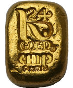 Goldbarren Compagnie des Metaux Precieux Paris